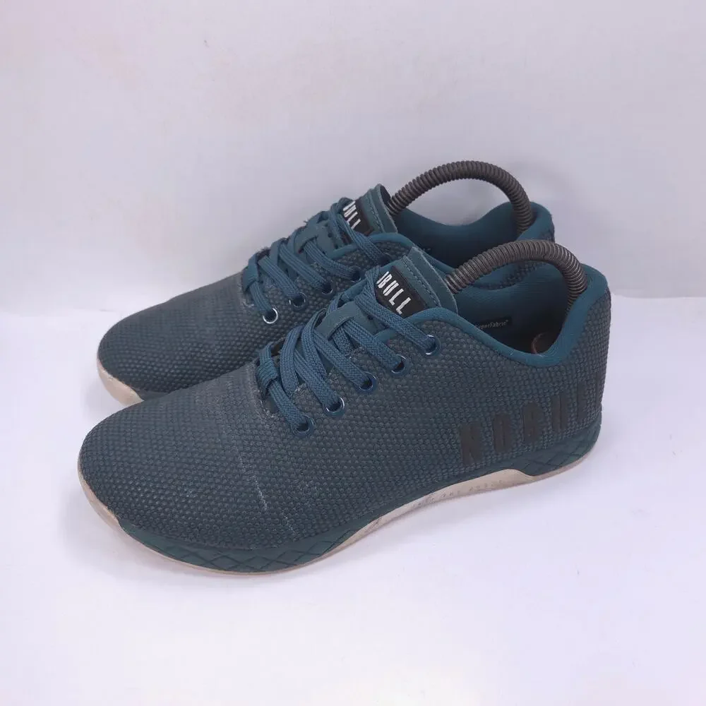 No Bull Athletic Lace Up Running Training Shoe Mens Size 6 Blue